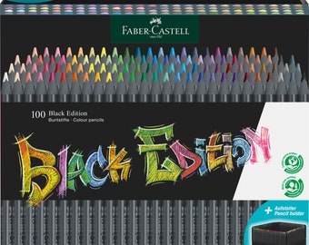 Faber-Castell Black Edition - Set of 100 Coloured pencils