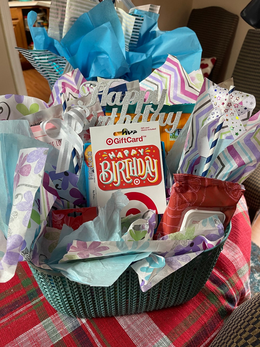 Customizable Birthday Baskets Gift Etsy