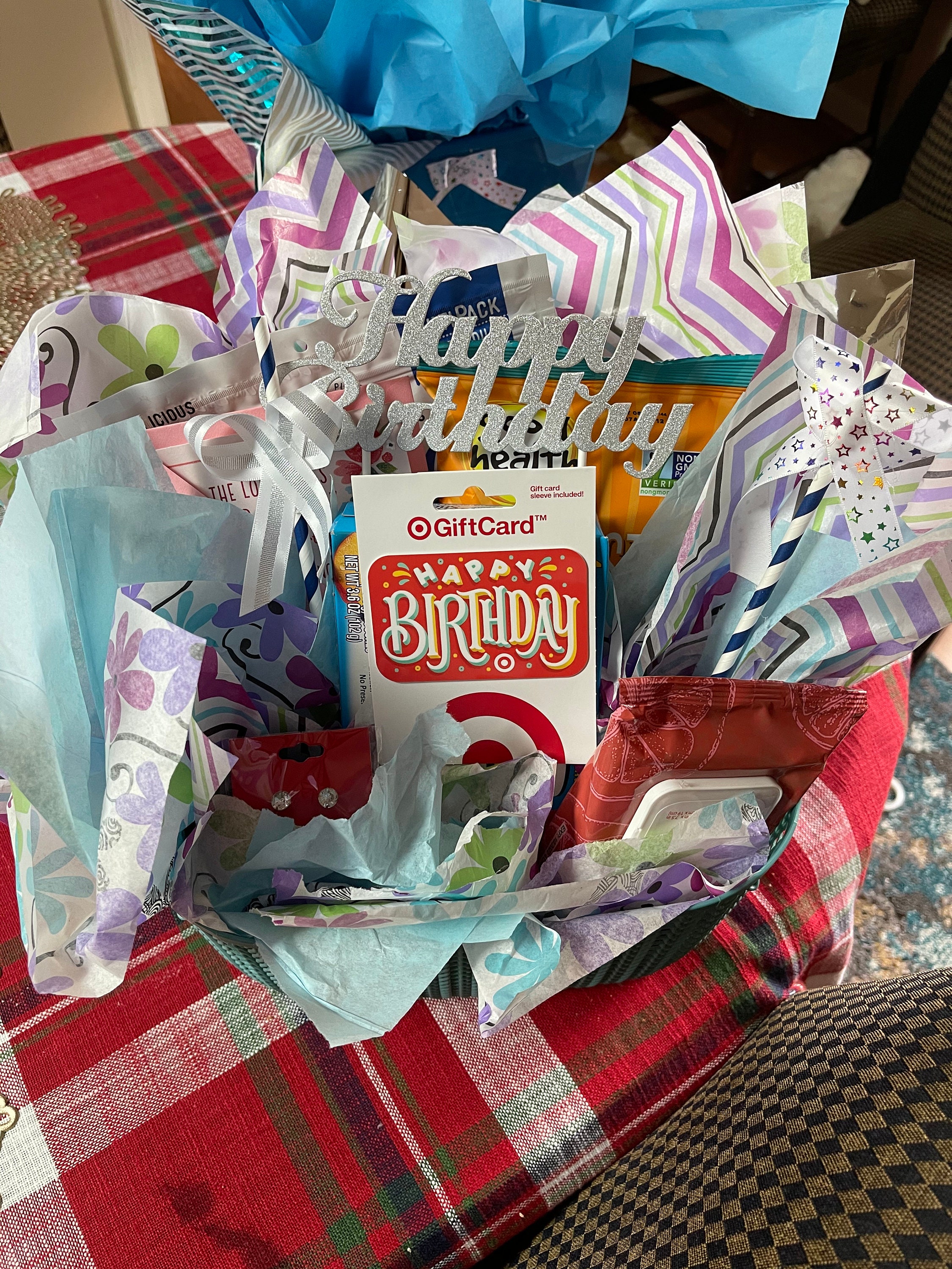 Customizable Birthday Baskets Gift Etsy