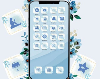 Baby Blue Icons Etsy Baby Blue Icons Etsy