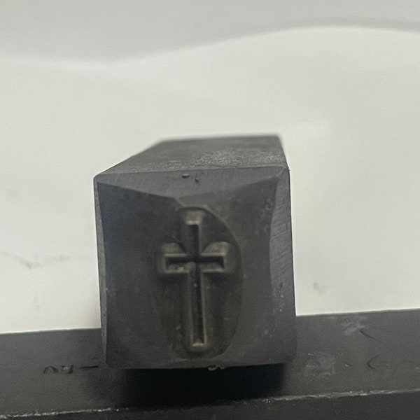 Cross Design Steel Stamp