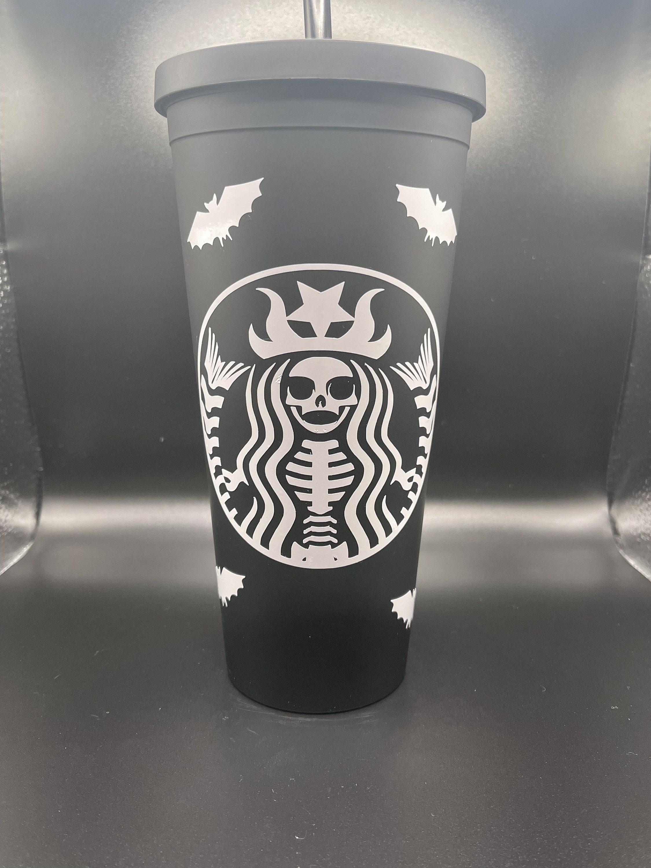 Starbucks Grande Matte Black Tumbler - Skeleton Edition – Dulce