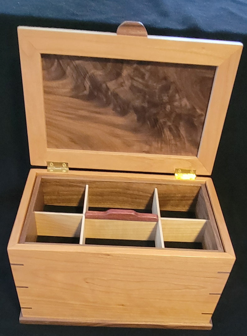 Heirloom Quality Jewelry Box With Removeable Divided Felt Lined Trays