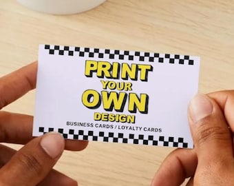 Custom Business Cards, Loyalty, Personalised Thank You Card – Print Your Design
