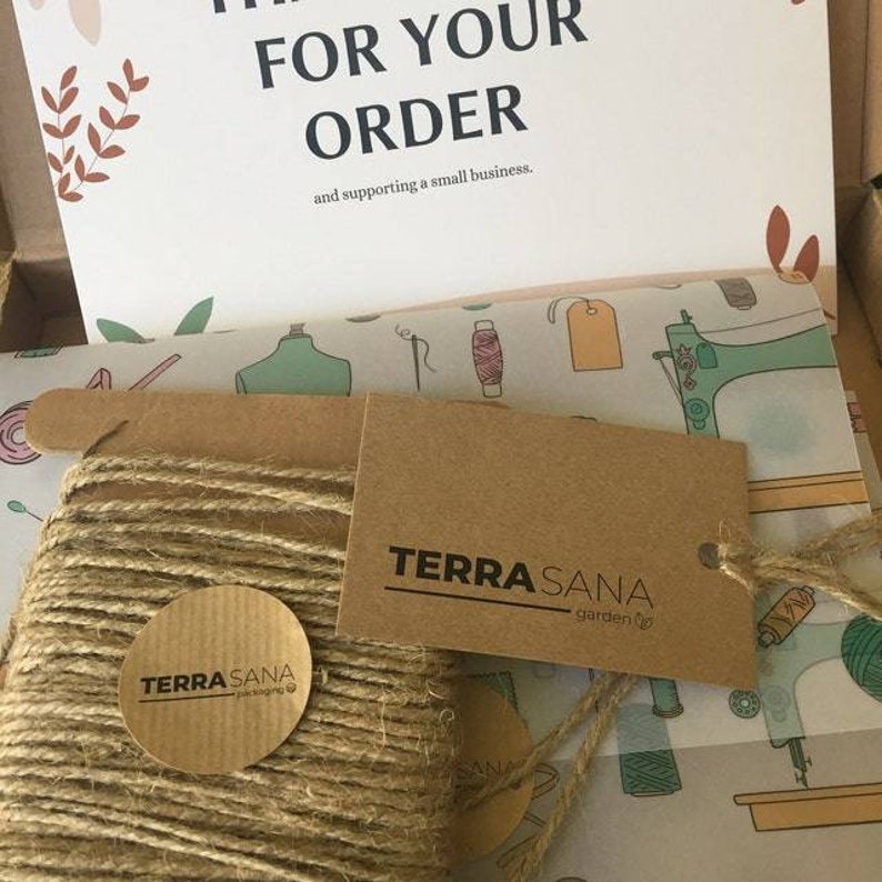 natural jute swine string, rustic finish, beautifully packaged, gift twine
