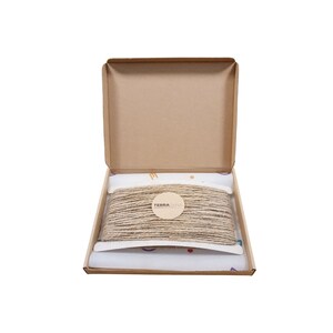 natural jute swine string, rustic finish, beautifully packaged, gift twine