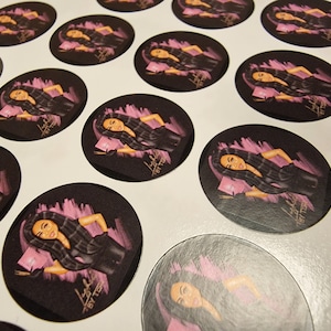 Round Logo Stickers, Custom Business Labels, Circle Branding Stickers, 1-2 Inch Stickers Size Options, personalised label stickers