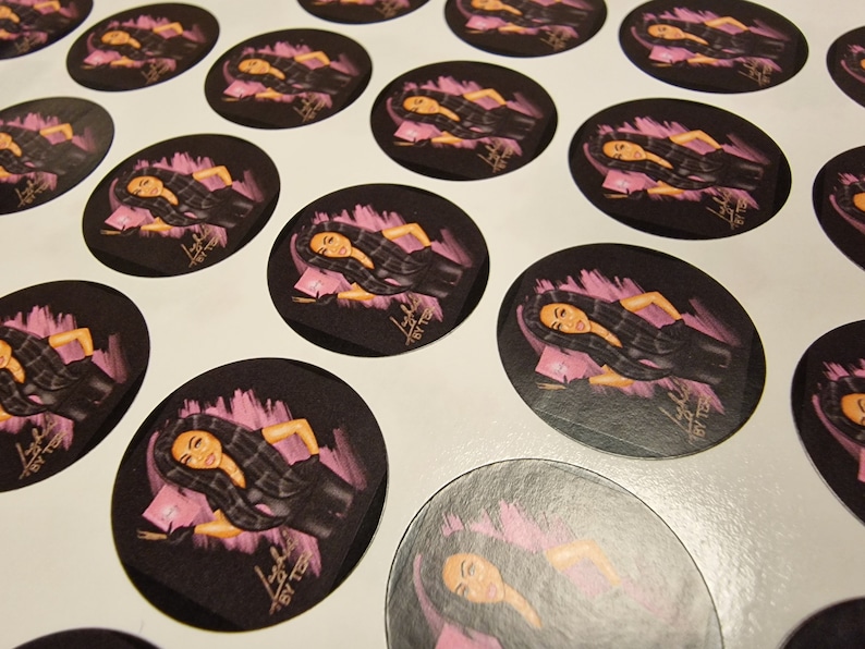Round Logo Stickers, Custom Business Labels, Circle Branding Stickers, 1-2 Inch Stickers Size Options, personalised label stickers