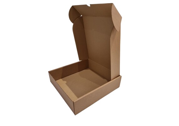 Kraft Cardboard Packaging Box, Small Postal Box (255mm)