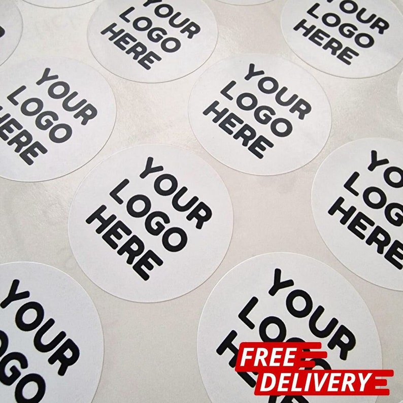Round Logo Stickers, Custom Business Labels, Circle Branding Stickers, personalised label stickers, Personalised LOGO STICKERS, Round Business logo Labels, Circle Branding Stickers, Business Labels-Custom Stickers, personalized labels