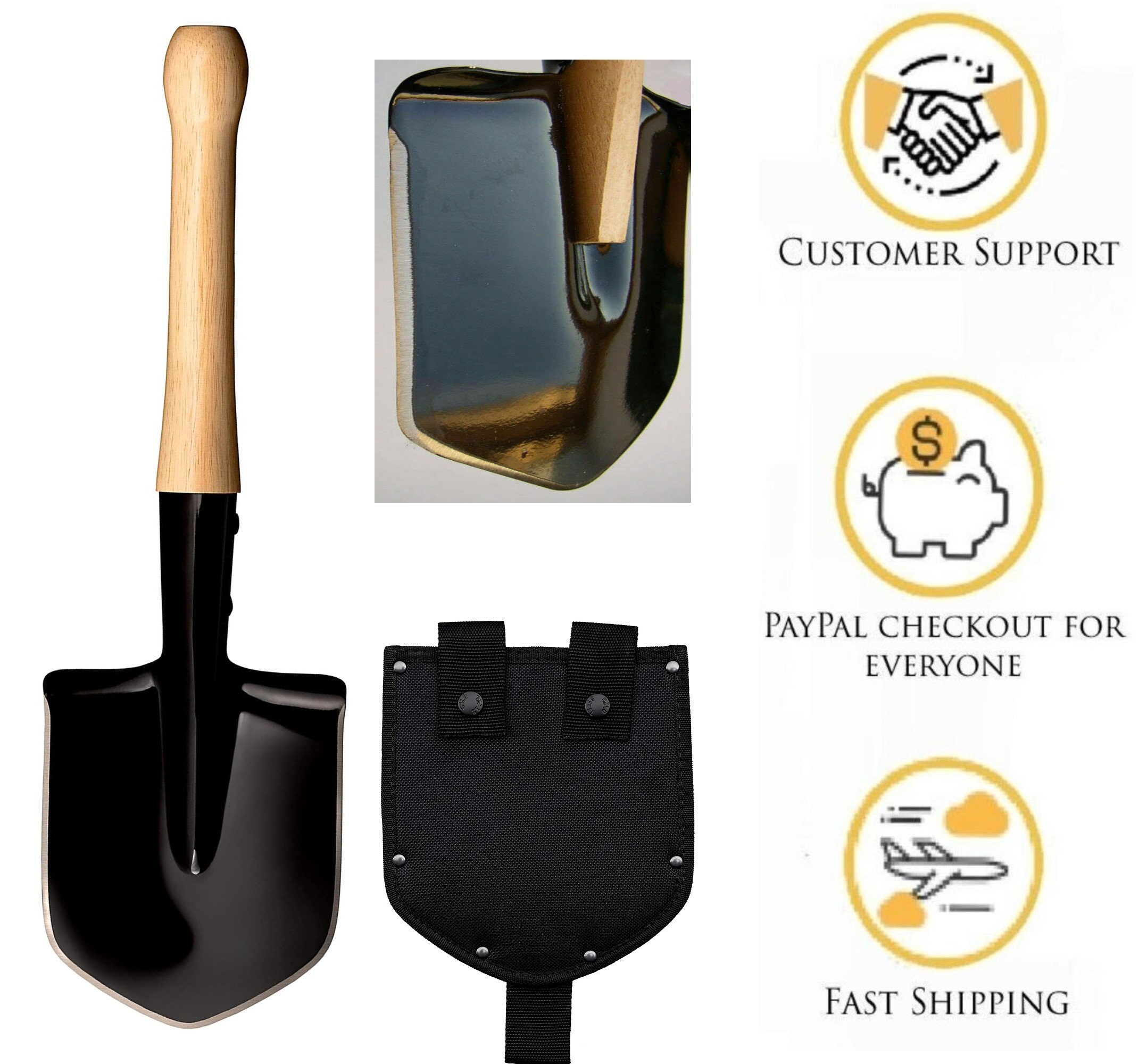 Cold Steel 92SF Special Forces Shovel With Hardwood Handle / Etsy
