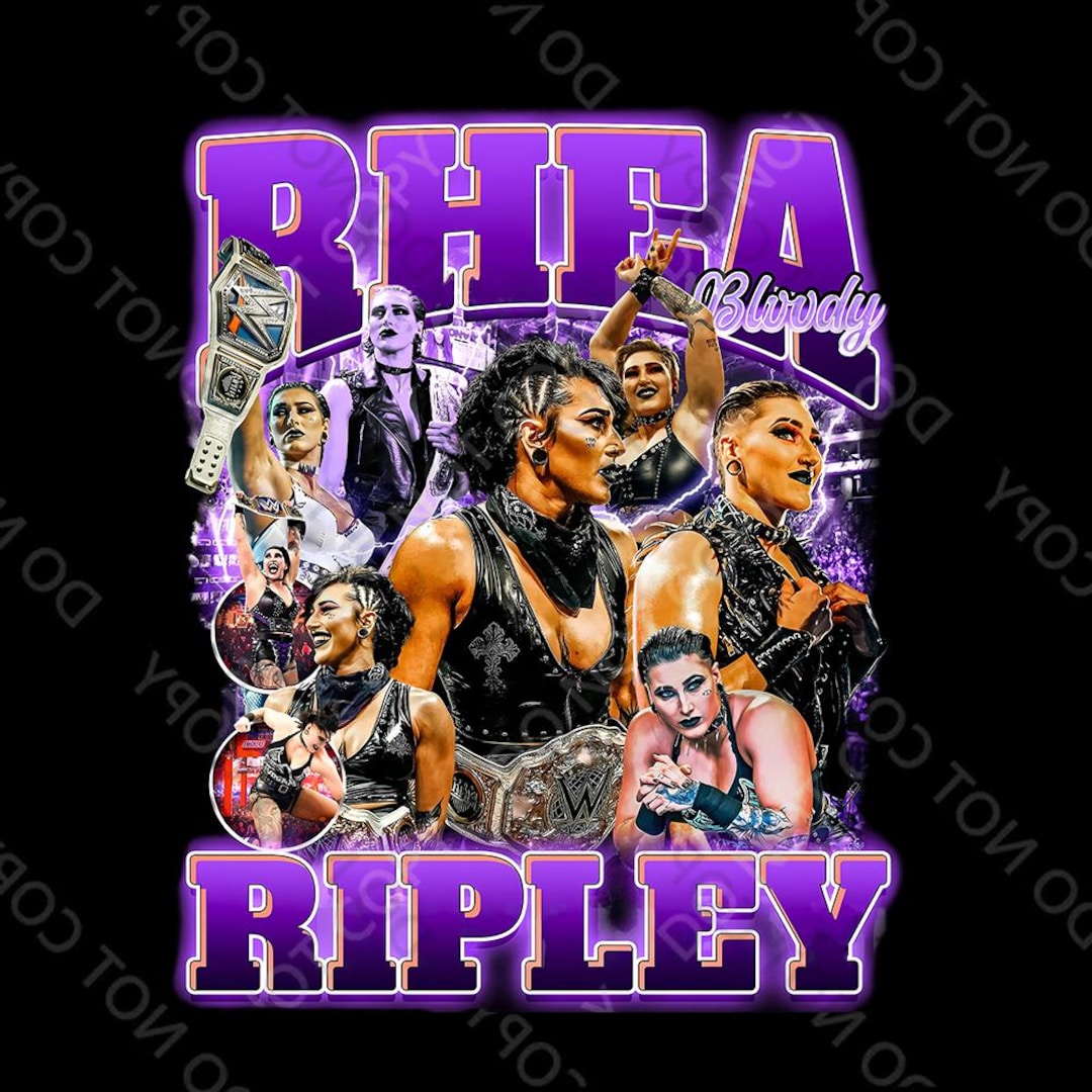 Wwe Svg Rhea Ripley Rhea Ripley Digital PNG, WWE Wrestling Fan Art, Bloody Brutality Shirt ...