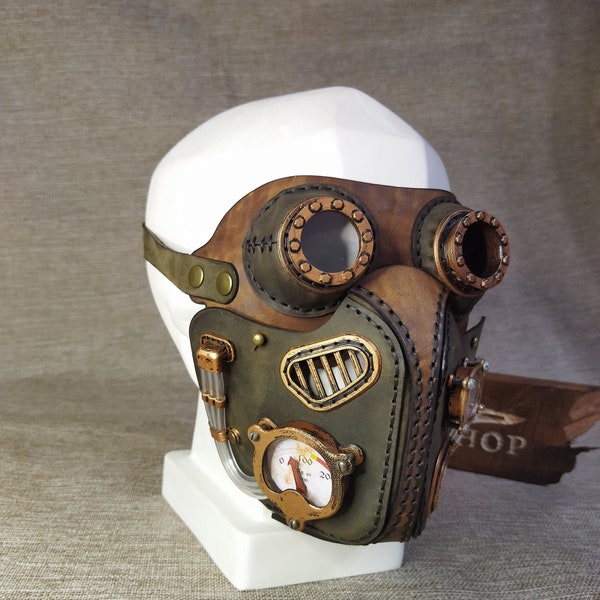 Steampunk mask "Steam-Man"