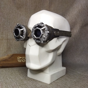 Steampunk leather goggles &quot;Astronomer&quot;