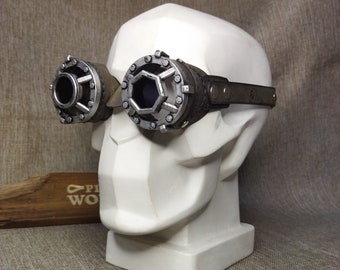 Steampunk Lederbrille "Astronom"
