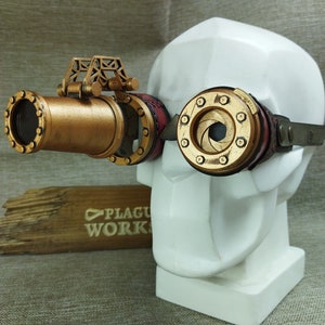 Leather steampunk goggles &quot;Mechanic II&quot;