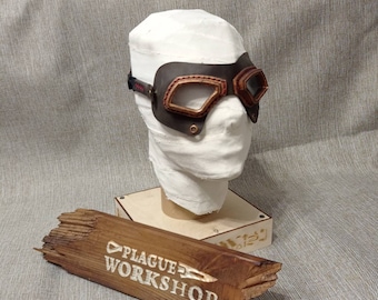 Aviator steampunk goggles