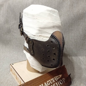 Steampunk leather mask