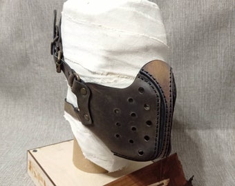 Steampunk leather mask