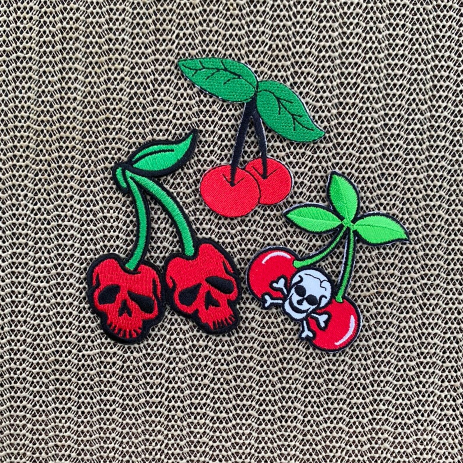 Cherry Patches iron on patches for Jackets embroidery patch | Etsy