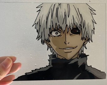Tokyo Ghoul Painting Etsy Tokyo Ghoul Painting Etsy