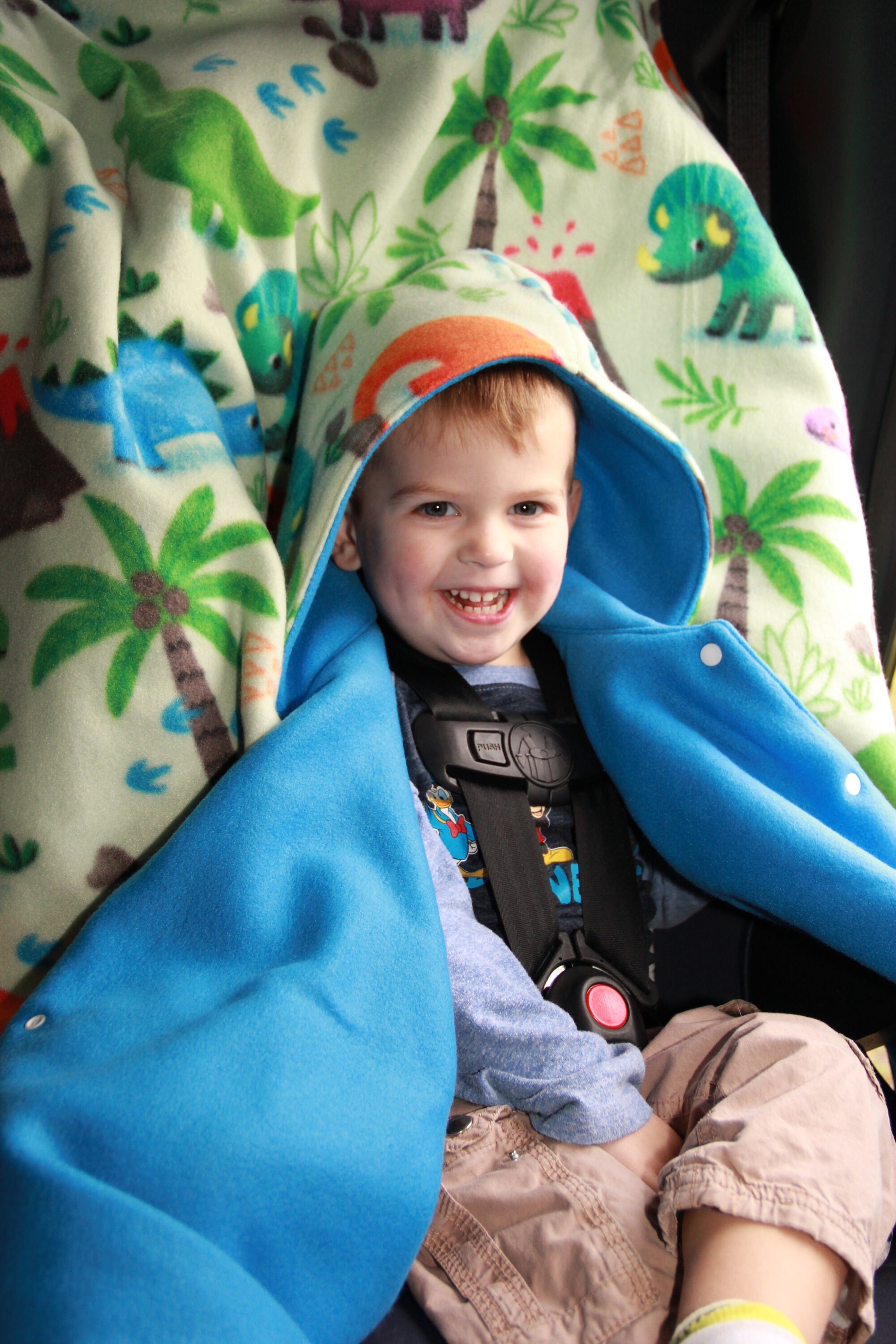 Carseat Poncho Boys Toddler Coat Fleece Poncho Etsy