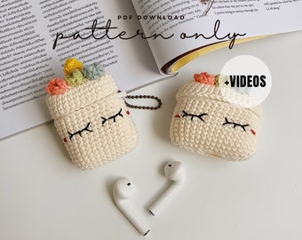 Crochet Unicorn AirPods Case Pattern with Video (PDF Download)