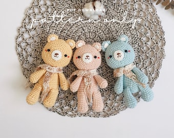 Amigurumi Bear, Bunny & Pig Crochet Pattern: Dream Team Set (PDF Pattern)