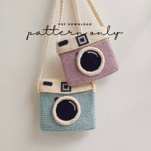 Pdf Pattern Camera Crochet Bag, Lomo Camera Bag, Bag pattern, Crochet pattern, tutorial PDF file