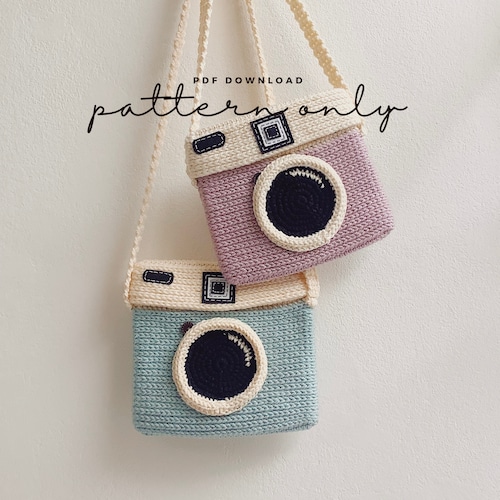Vintage Camera Bag Crochet Pattern polaroid Instax Lomo Etsy Canada