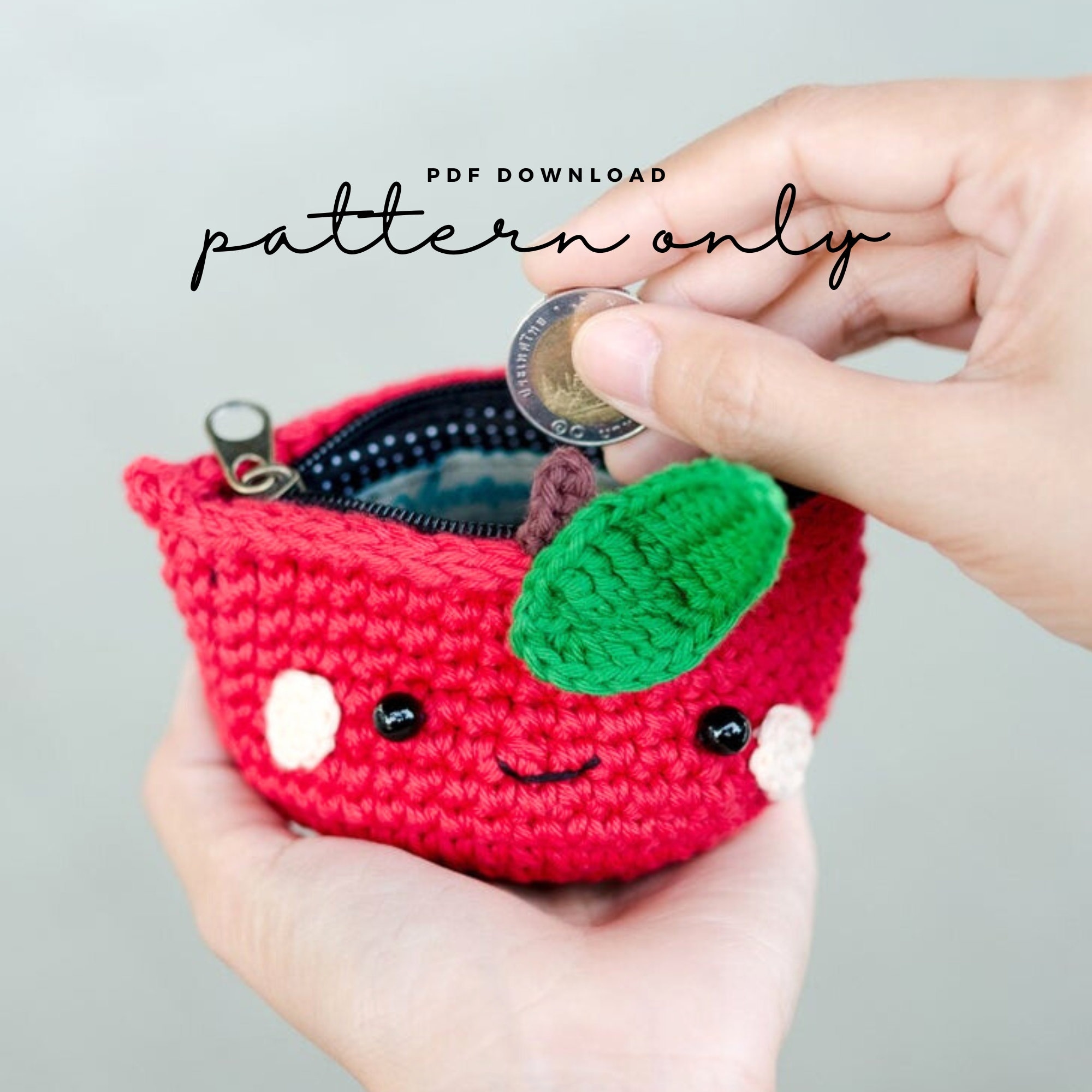 Apple Coin Purse - Etsy