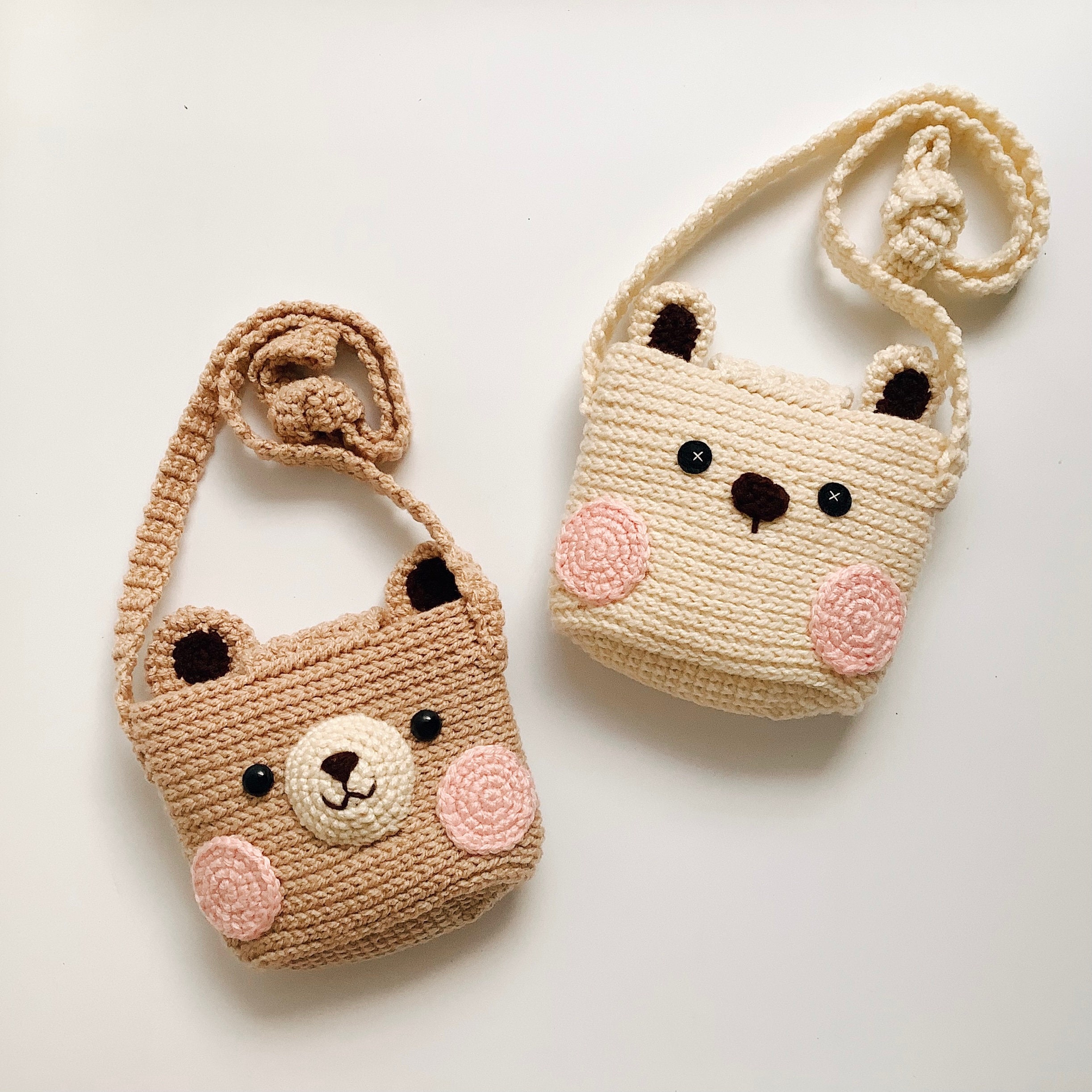 Pdf.Pattern Crochet Fuji Instax Case Bear & Rabbit for | Etsy
