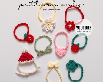 10 cm Doll Accessories Set Crochet Pattern PDF