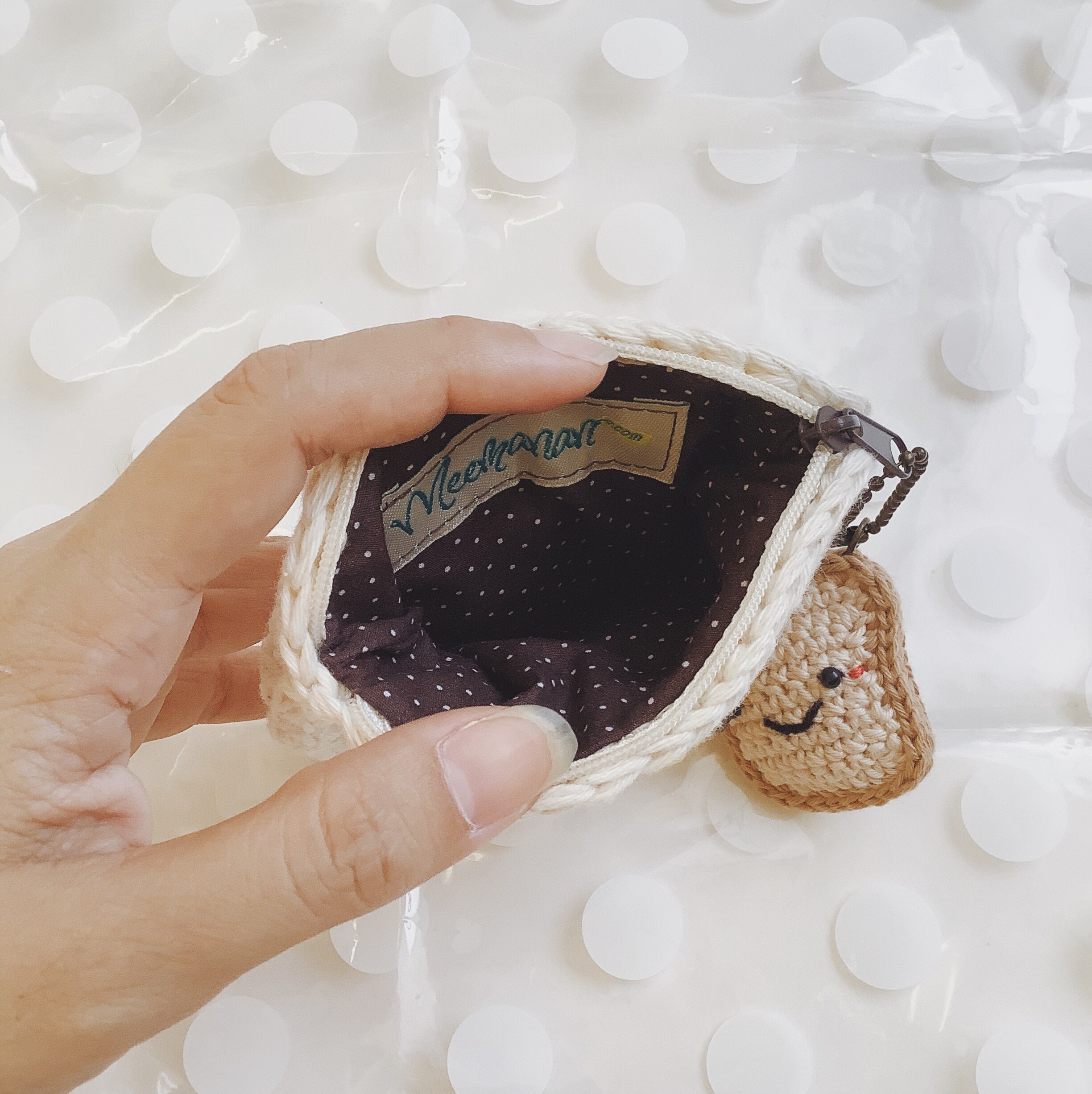 Pdf Pattern Fried Egg Coin Purse With Bread Keychain, Bag