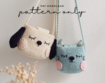 Crochet Cat & Dog Instax Camera Case PDF Pattern