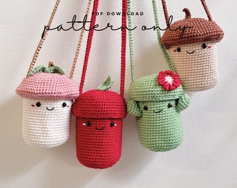 Jolie plante au crochet, motif douillet, porte-gobelet (Modèle PDF)