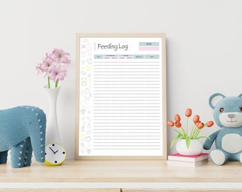 Printable Baby Feeding Log