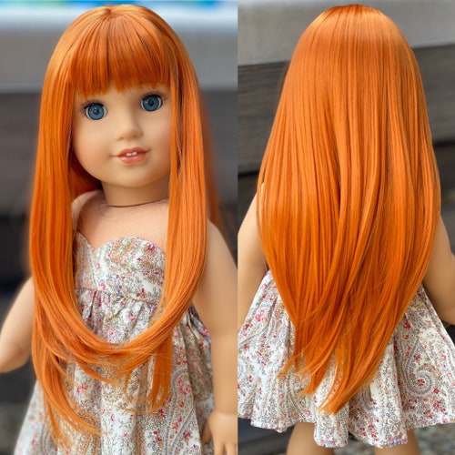 Custom Doll Wig for 18 American Girl Doll Heat Safe Etsy