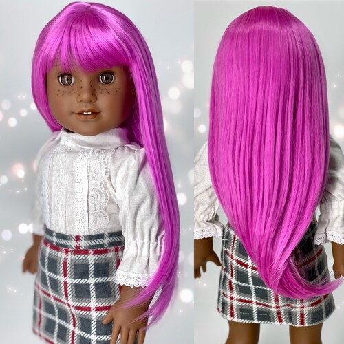 American Girl Doll Wig luscious Lilac Etsy