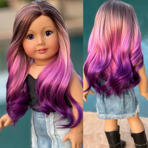 American Girl Doll Wig malibu Escape Etsy