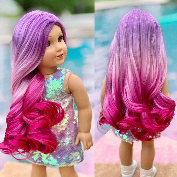 American Girl Doll Wig “Plum Bellini”