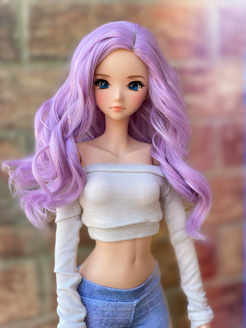 Lavish Smart Doll Size 21cm Wig lavender Blossom Etsy