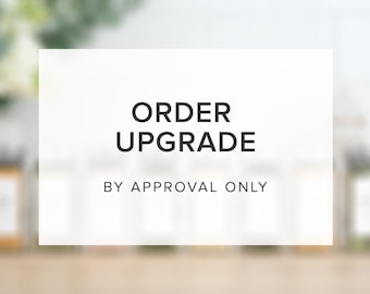 Aggiornamento ordine (solo previa approvazione)