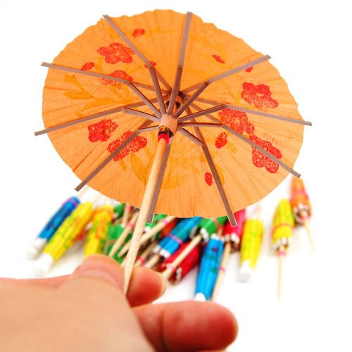 Pack of 30 Cocktail Umbrella Sticks Paper Parasols Cocktail Etsy