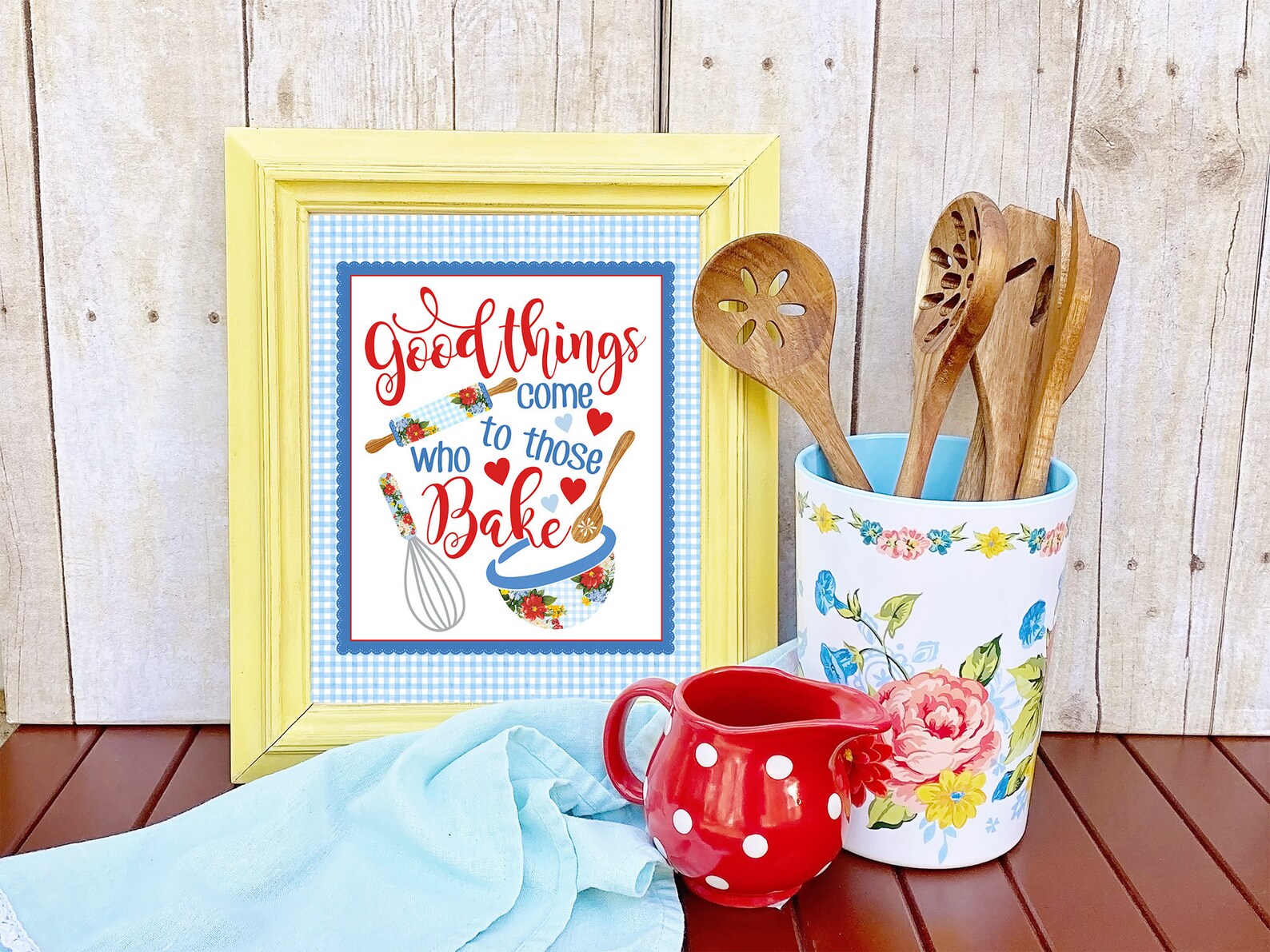 Pioneer Woman Inspired Baking Wall Art Printable Digital Etsy