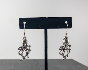 Octopus Earrings, Octopus Jewelry, Kraken Earrings, Kraken Jewelry