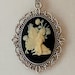 Fairy Cameo Necklace for Fairycore Aesthetic, Fairy Grunge