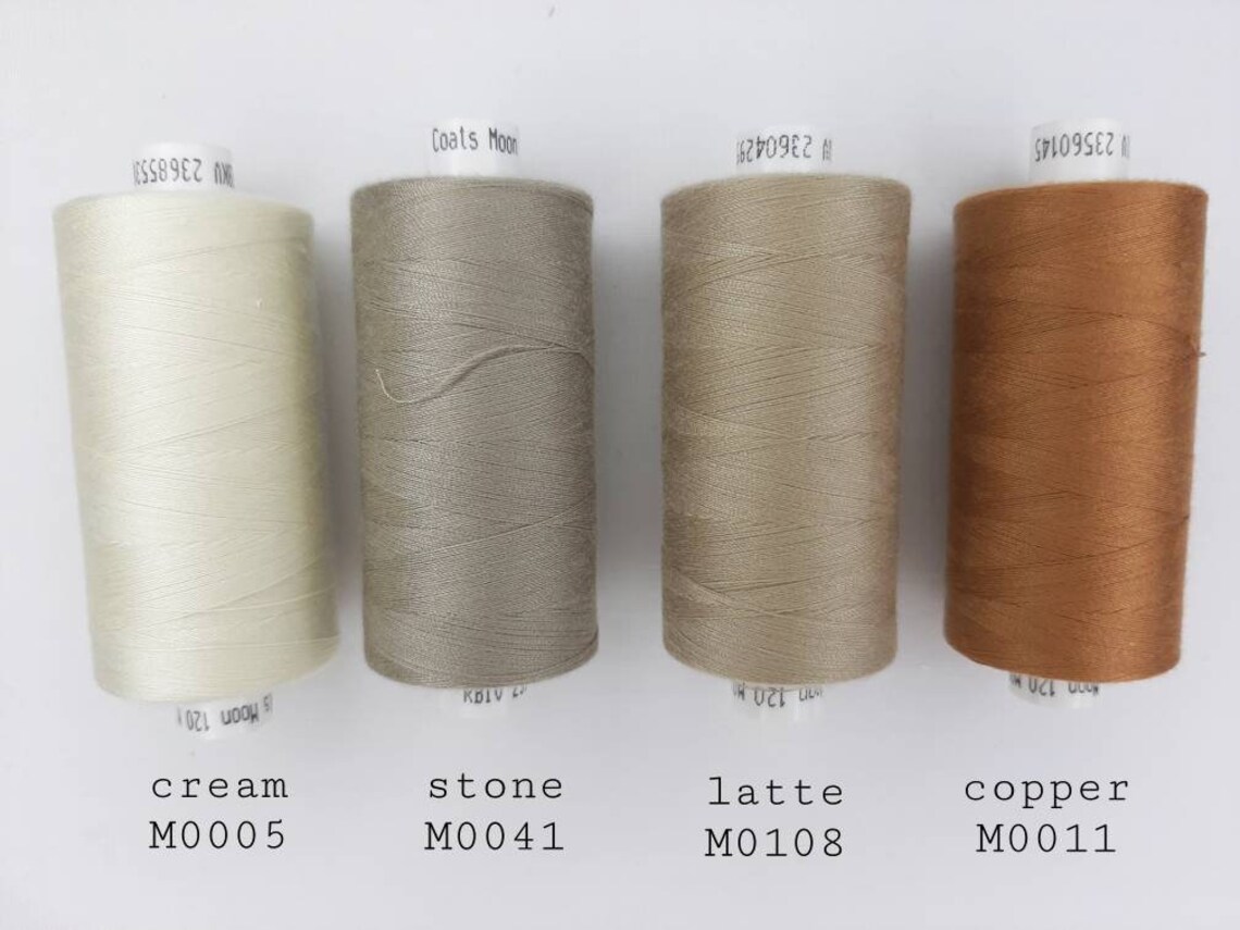 Coats Moon thread 1000 yards polyester thread Etsy