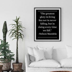 Nelson Mandela Quote - Digital Download