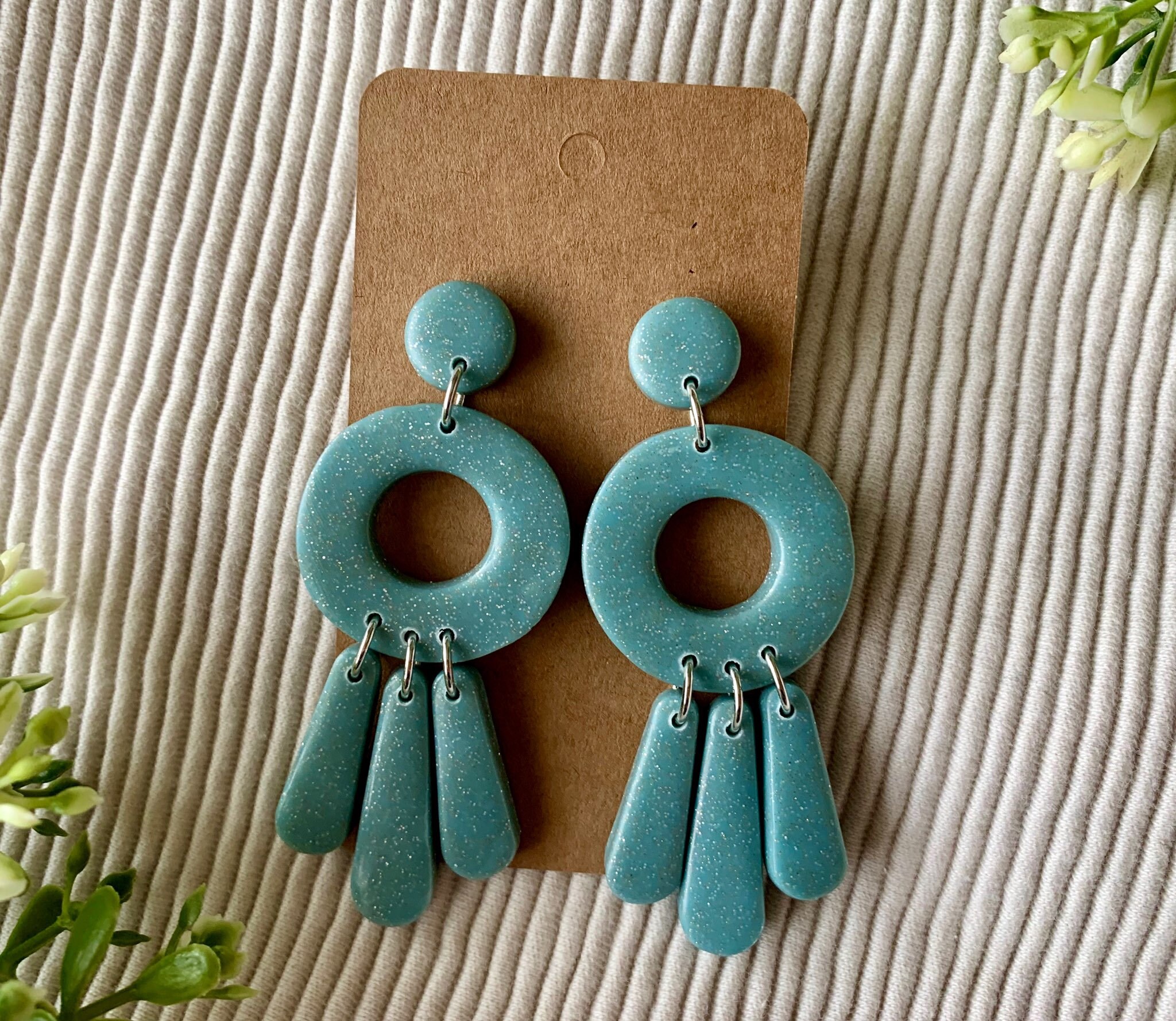 Isabella / Polymer Clay Ohrringe Etsy